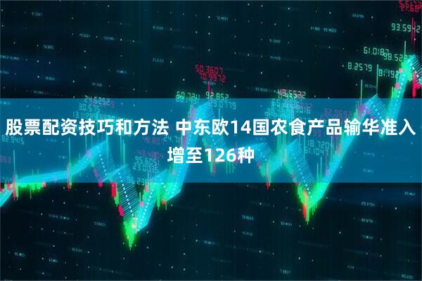 股票配资技巧和方法 中东欧14国农食产品输华准入增至126种