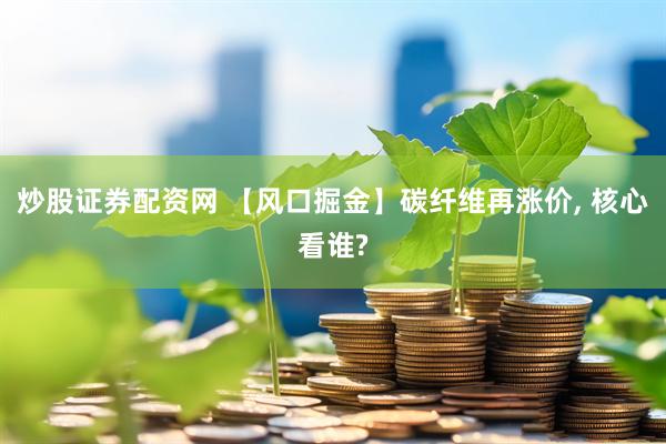 炒股证券配资网 【风口掘金】碳纤维再涨价, 核心看谁?